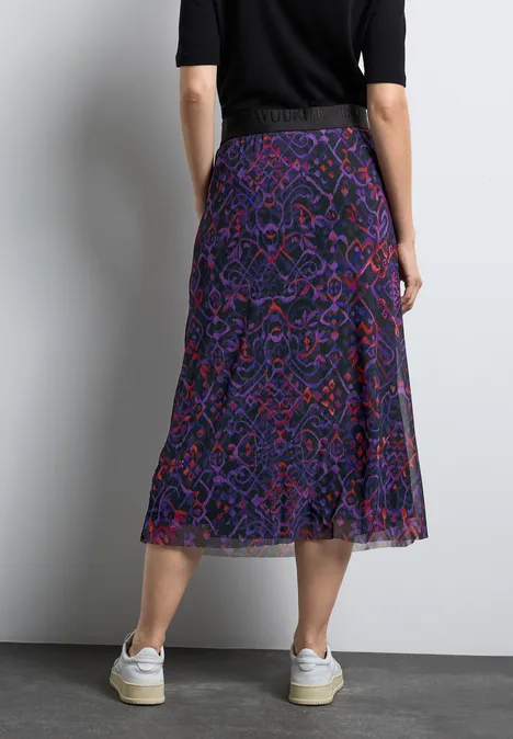 Jupe en maille Black