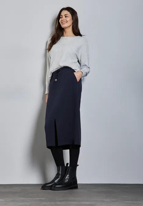 Paperbag Jogg Skirt deep tint blue