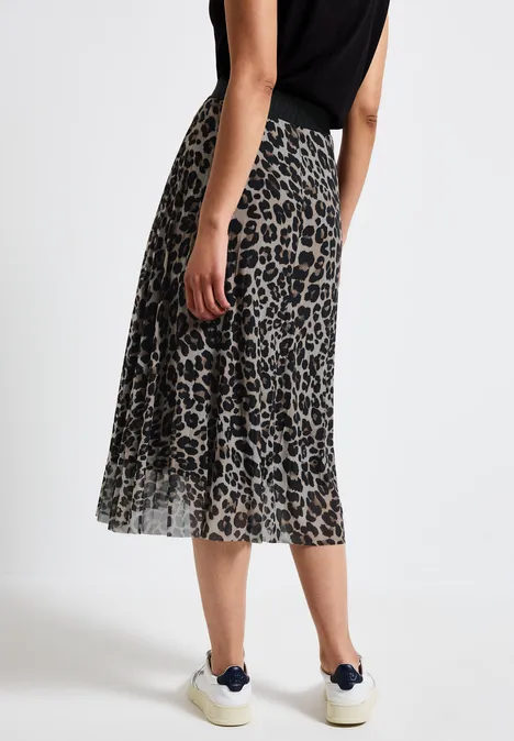 Mesh Plissée Rock Black