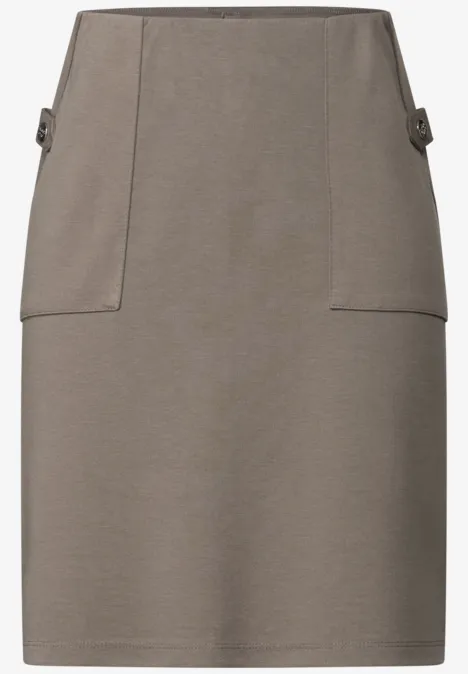 Rock in Unifarbe dark tumbled beige