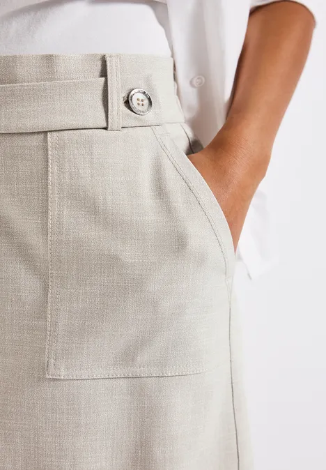 Melange-Look Rock sheer beige mel.