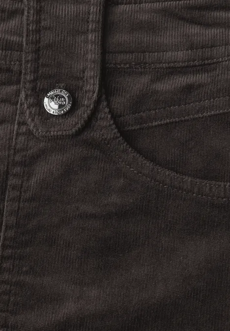 Feincord Rock deep roast brown