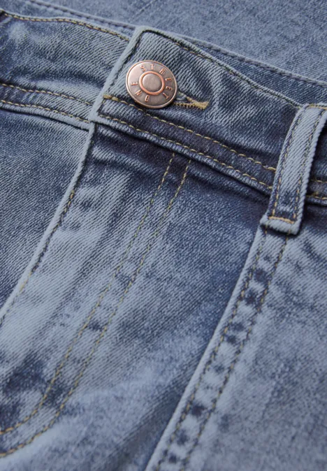 Midi Jeansrock light blue washed