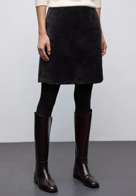 Jupe en chenille Black Jupe en chenille Black