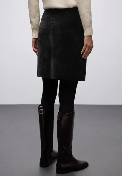 Jupe en chenille Black Jupe en chenille Black