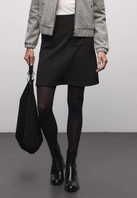 Rock mit Struktur Black