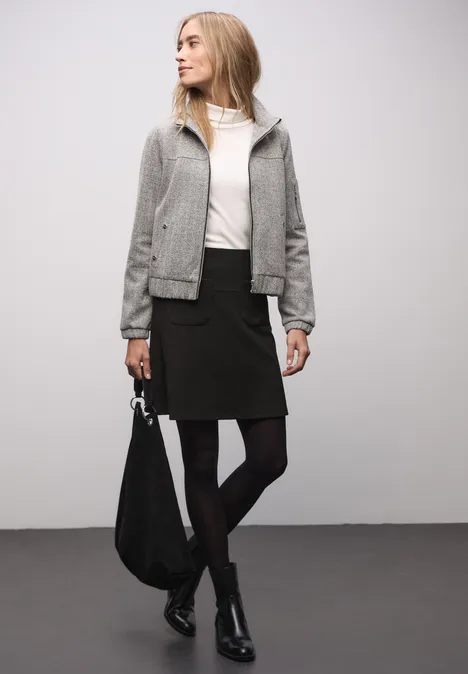 Rock mit Struktur Black