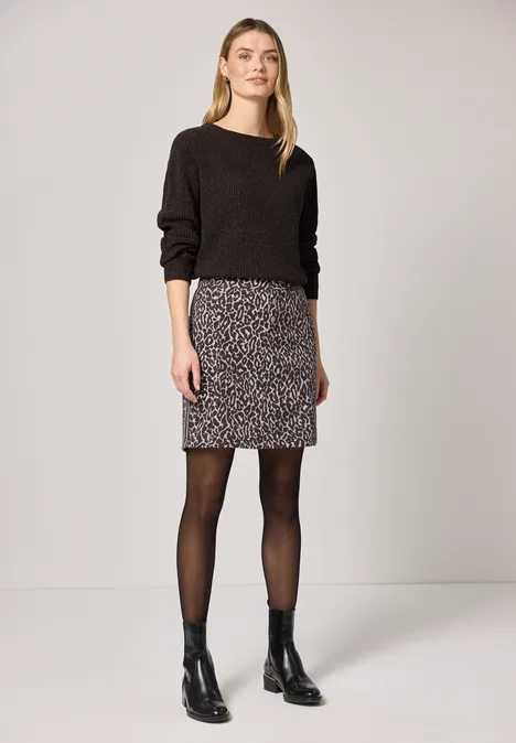 Rok met leopatroon molten earth Rok met leopatroon molten earth