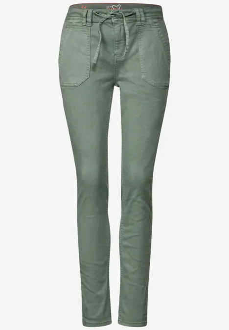 Loose Fit Jeans light soft olive washed