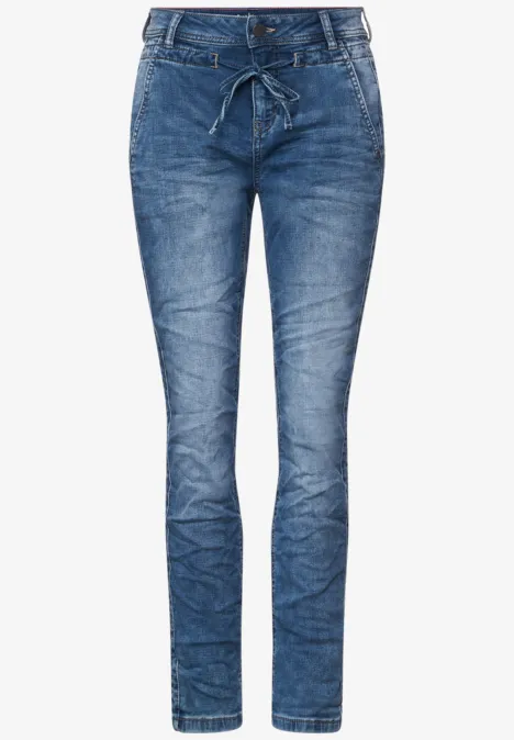 Loose Fit Jeans authentic knitted indigo wash