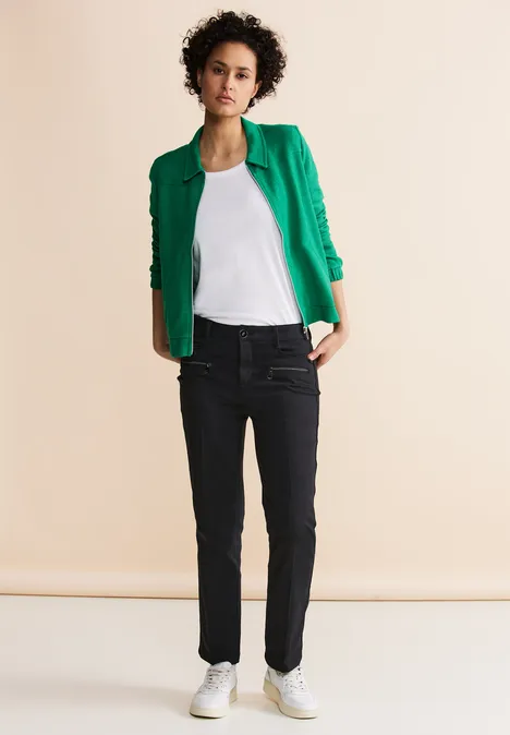 Casual Fit Hose Black