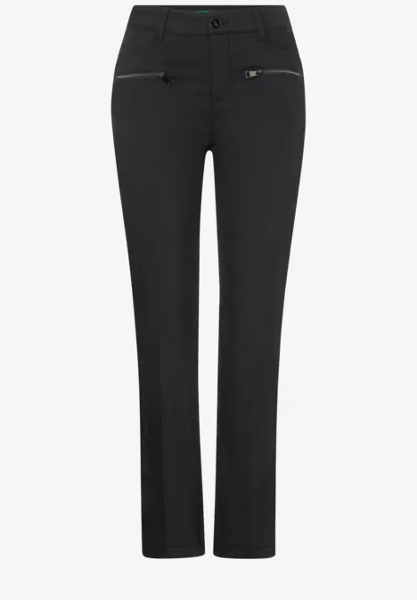Casual Fit Hose Black