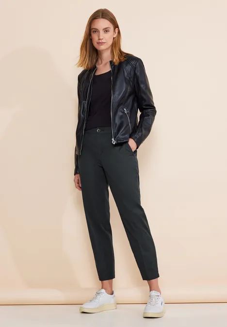 Casual Fit Chinohose dark stone grey