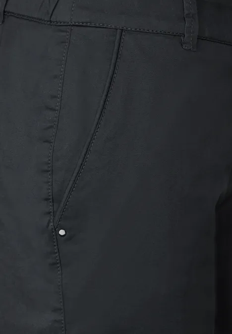 Casual Fit Chinohose dark stone grey