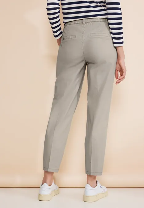 Casual fit chinobroek dolomite stone