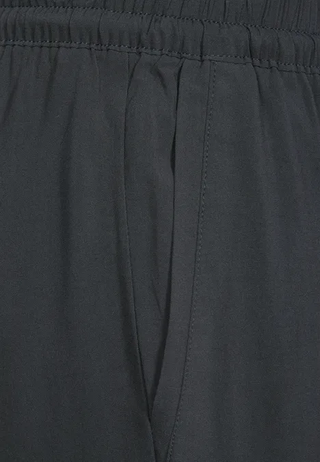 Viskose Loose Fit Hose dark stone grey