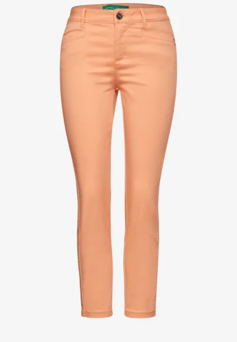 7/8 Satin Hose creamy orange