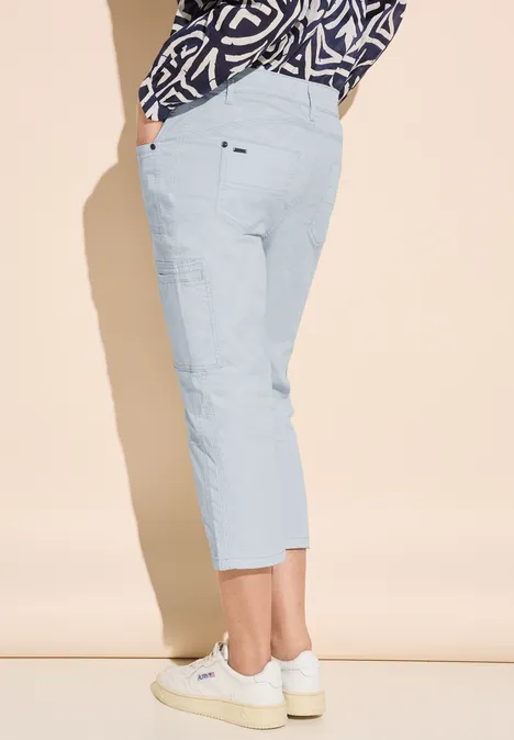 Sportive 3/4 Cargohose icy blue