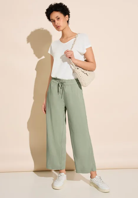7/8 Culotte Hose soft moss green
