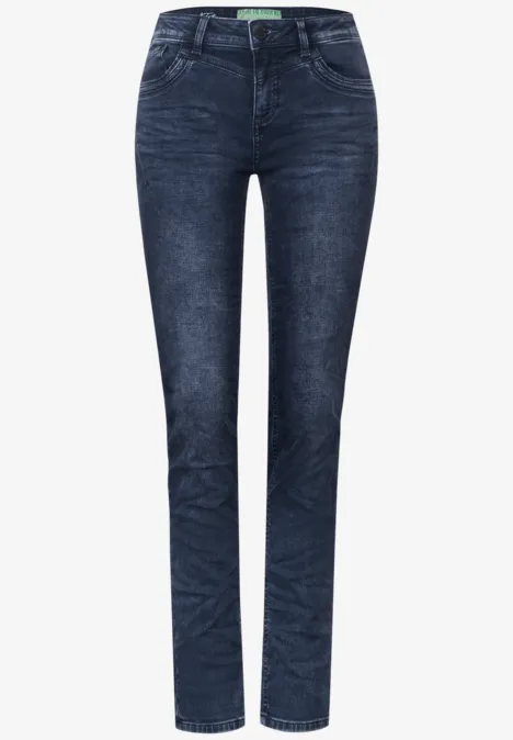 Casual Fit Jeans indigo knit washed