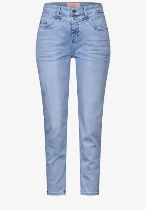 High Waist Jeans super light blue washed