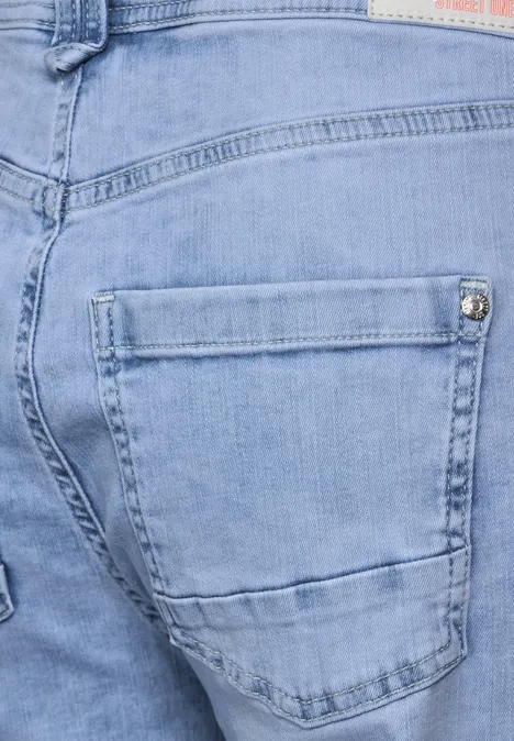 High Waist Jeans super light blue washed