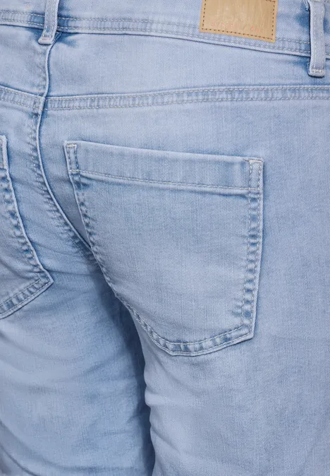 Jeans Bermuda Shorts super light blue washed