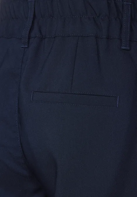 Loose Fit Twill Hose deep blue