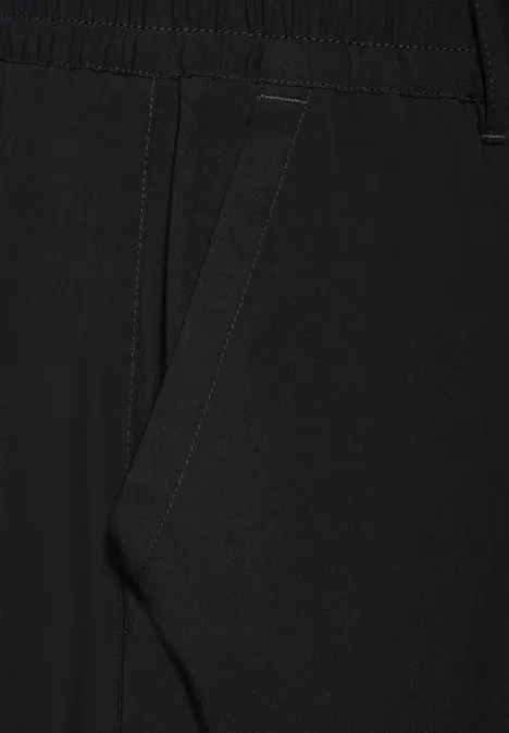 Leichte Viskosehose Black
