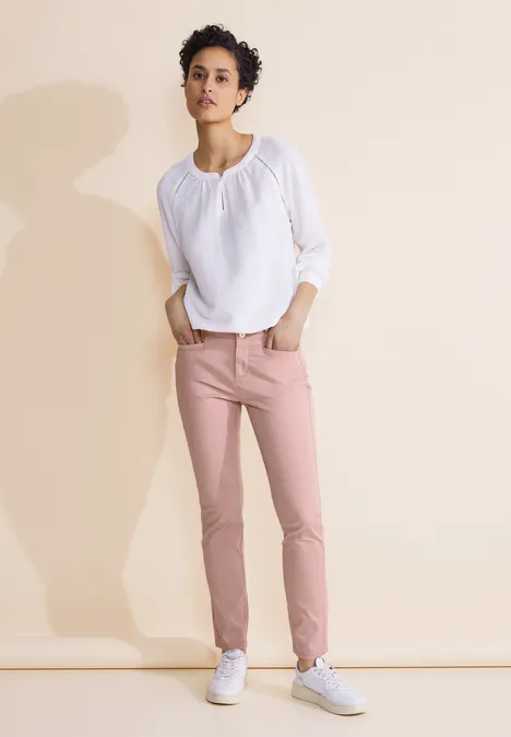 Casual Fit Twill Hose dessert rose