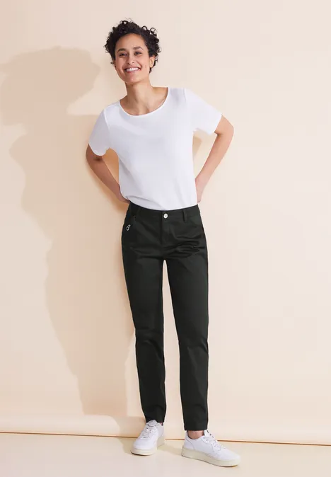 Casual Fit Hose Black