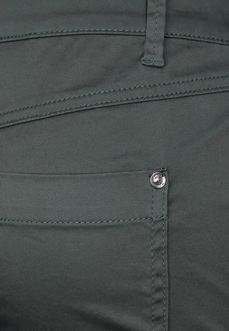Casual Fit Hose marshy green
