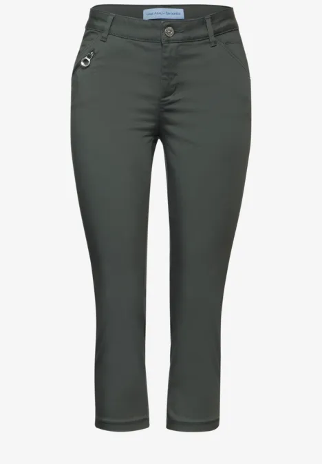 3/4 Hose mit Zipper marshy green