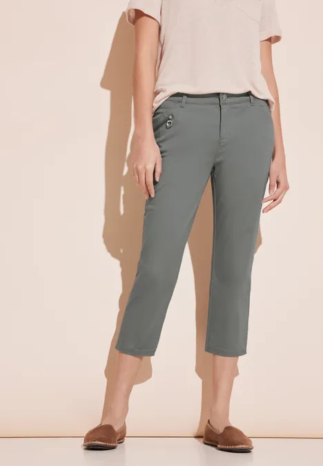 3/4 Hose mit Zipper light mud green