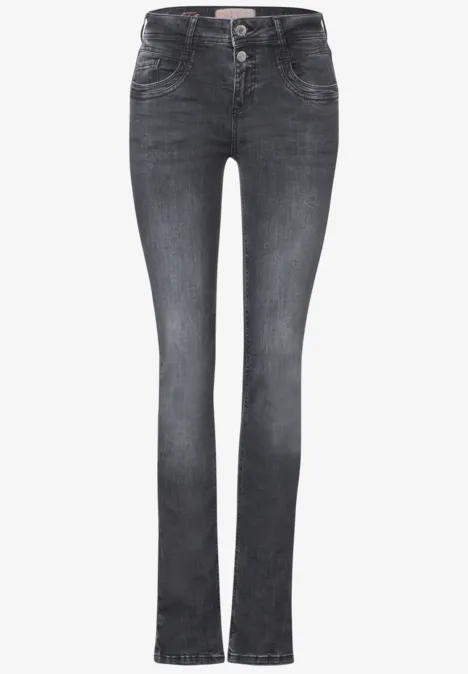 Graue Casual Fit Jeans authentic grey wash
