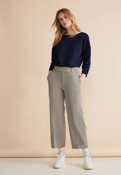 Casual Fit Twill Hose cool ivory