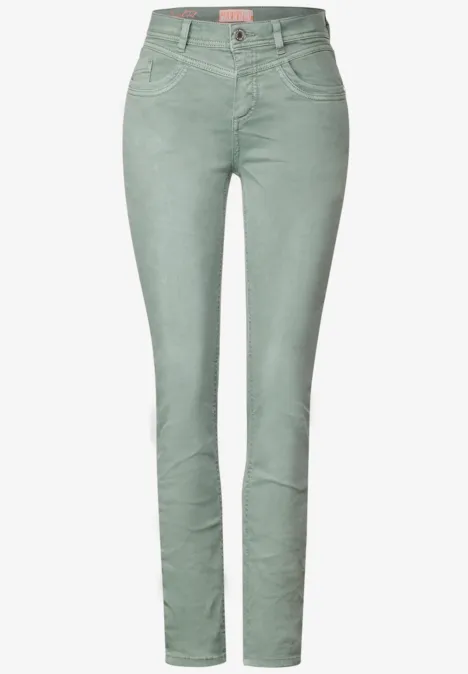 Casual Fit Color Jeans soft olive washed