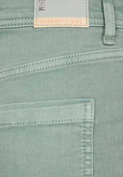Casual Fit Color Jeans soft olive washed