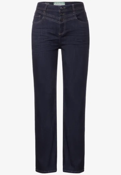 Casual Fit Jeans dark blue rinsed wash