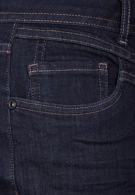 Casual Fit Jeans dark blue rinsed wash