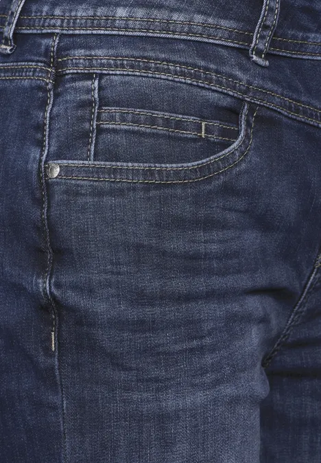 Jeans Bermuda Shorts blue washed soft