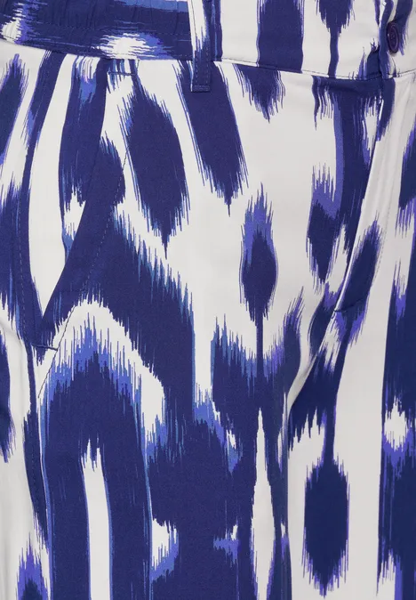 Wide Leg Hose deep water blue