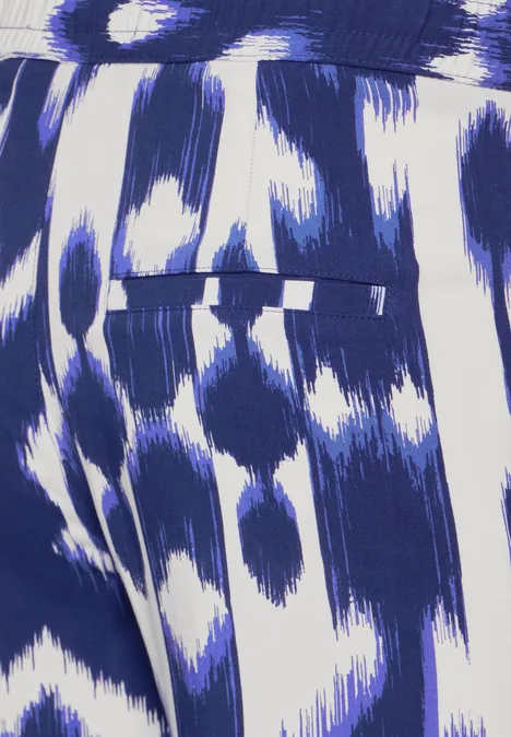 Wide Leg Hose deep water blue