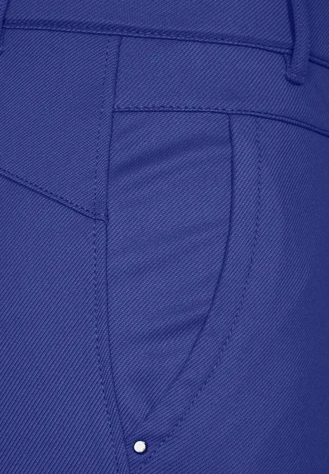 Slim Fit Twill Hose intense royal blue