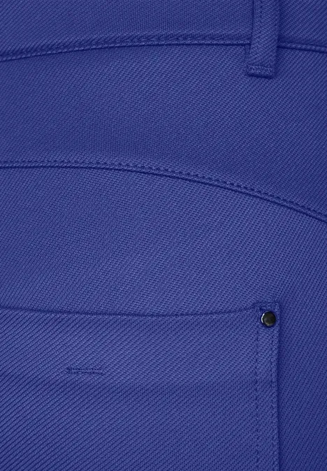 Slim Fit Twill Hose intense royal blue