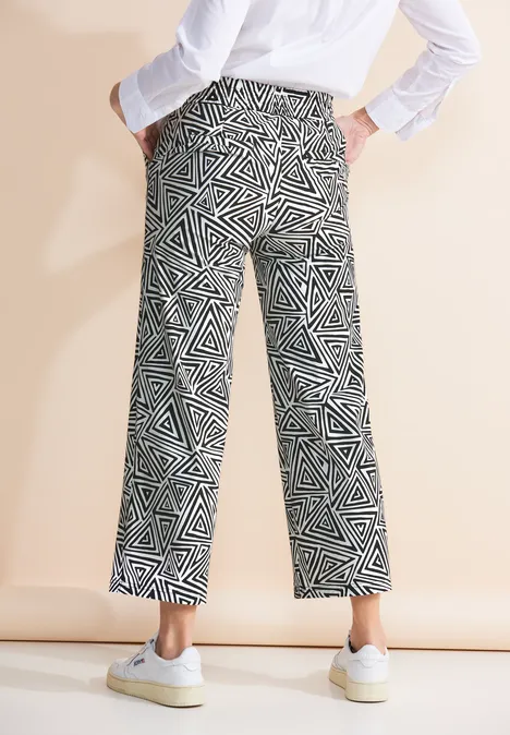 Loose Fit Printhose Black