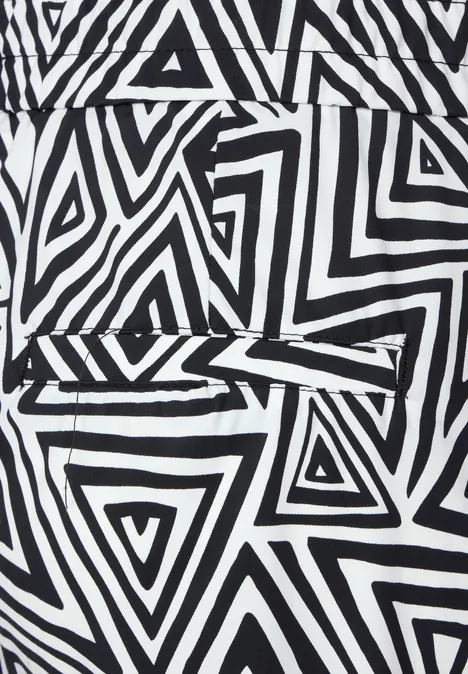 Loose Fit Printhose Black
