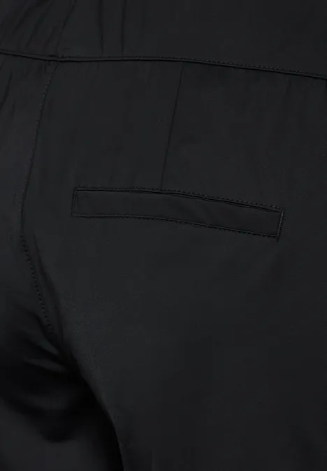 Pantalon de voyage coupe ample Black