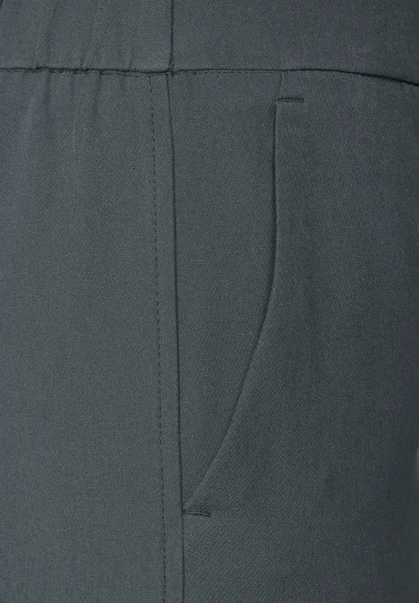 Loose Fit Twill Hose marshy green