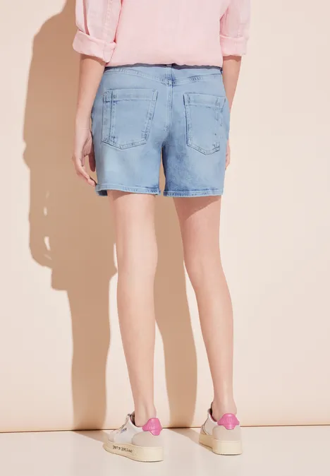 Jeans Shorts bleached blue